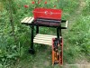 Gratar de gradina ``Happy Moments`` + CADOU - Set ustensile ideale pentru barbeque! CEL MAI MIC PRET!