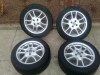 jante aliaj cu anvelope OPEL,RENAULT,LOGAN,CHEVROLET,VW,SEAT pe 16