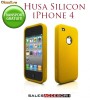 OFERTA! HUSA GALBENA SILICON IPHONE 4S IPHONE 4 - TRANSPORT GRATUIT