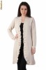 Cardigan stil pardesiu, Carmen Grigoriu ecru