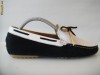 MOCASINI  TOD'S BLACK / WHITE DIN PIELE/CAMOSCIO