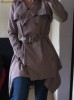 TRENCH DAMA DOLCE GABANNA MARIME S, CULOARE BEJ AURIU, MODEL DEOSEBIT