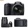 Aparat foto digital Nikon Coolpix L110, Negru