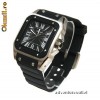 =CEAS DE LUX CARTIER SANTOS 100 BLACK H175-Limited Edition-SAFIR GLASS-SIGILAT-CUTIE