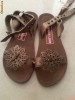 REDUCERE sandale gladiator piele naturala tinte FORNARINA originale by zara maro noi 36/ 37 talpa 24cm