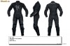 COMBINEZON COSTUM GEACA MOTO GP DAMA PIELE 1,4mm-TSCHULL 36 RACE-S/M- SLIDERE/FULL PROTECTII-Sigilate-Originale -Germania=