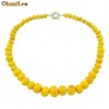 Colier cu Lemonstrone fatetat, Cod Produs - FGBC-00028