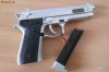 Pistol Airsoft BERETTA M92FS Chrome ASG spring + 500 bile 0,20g cadou