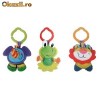 Nuby jucarie din plus pentru dentitie cu agatator: elefant, leu,broscuta,