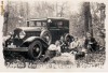 Parcul Baneasa - Taxi si Lautar la iarba verde - 1932