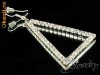 Cercei placati cu aur, cu cristale swarovski clear FE5660028 - bijuterii hand made, mireasa