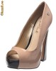 pantofi peeptoe de lac decupati Blink super
