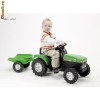 TRACTOR CU PEDALE SI REMORCA PENTRU COPII