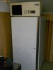 Vitrina dubla verticala, congelator si frigider profesional inox