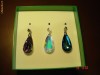 Pandantiv cristal Swarovski model 6100 Crystal AB, Crystal VL si Bermuda Blue