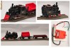 Vand set Locomotiva aburi+ 2 vagoane marfa+ alimentator/variator HO
