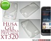 HUSA CLEAR GEL - SILICON MOTOROLA XT320 DEFY MINI - TRANSPORT GRATUIT