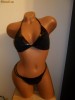 Costum de baie negru Jolidone Tanga