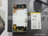 Carcasa echipata mijloc corp sasiu echipat capac spate baterie acumulator rama fata folie banda flex foita Apple Iphone 3GS 16GB NOUA Sigilata