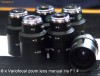 Lentile camere supraveghere manual zoom lens F1.4 1/3''