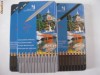 set 12 creioane colorate/cutie tabla ( sigilate)