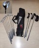 Set NOU de crose de golf (11 crose) carbon/inox + huse + sac de crose impermeabil.