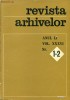 REVISTA ARHIVELOR anul LI, col.XXXVI nr.1-2
