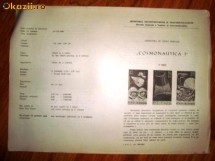 Pliant prezentare COSMONAUTICA I 1965 Romfilatelia foto