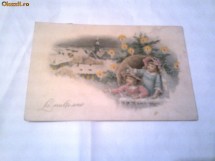 Carte Postala sarbatori iarna - Circulata,  ian.1912 foto