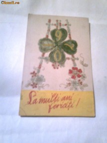 Carte Postala - Trifoi cu patru foi 1902 foto