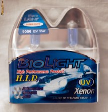 Becuri 9006 HB4 BioLight UV Xenon Effect