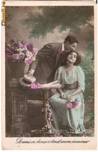 T FOTO 25 Romantica -Indragostiti -scrisa 1914, ,,Iubita Tusa si Unchiule Bucuresti (duminica trecuta am avut nunta) foto