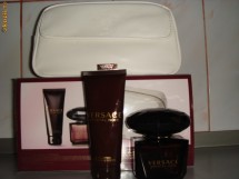 CRYSTAL NOIR VERSACE - SET 90 ml eau de toilette + 100 ml body lotion foto