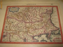 Harta Tarile Romane Gerard Mercator 1630