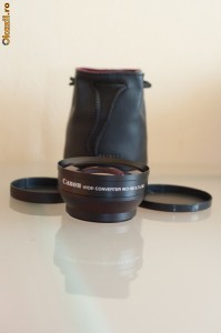 OKAZIE ! obiectiv wide CANON WD-58 montura 58mm VX2100 / XM2 foto