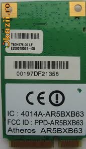 1106  vand placa de retea wireless laptop   ar5bxb63 foto