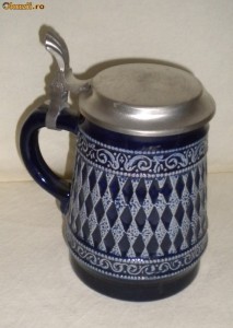 Halba din ceramica cu romburi nr.1 foto