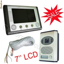 Video interfon door LCD color 7