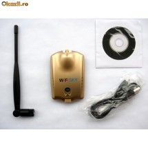 Adaptor Wireless WiFiSKY 1500mW Antena 5dbi