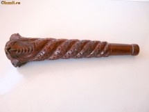 PIPA CHILLUM  DIN LEMN DE ESENTA NOBILA - PATRU COBRE foto