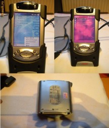 VAND 2 POCKET PC HP IPAQ 3870 SI HP IPAQ 3850 IN STARE IMPECABILA CU ACCESORII PENTRU NAVIGATIE, INCARCATOR DE URGENTA LA PRET DE CRIZA AMBELE 250 RON foto