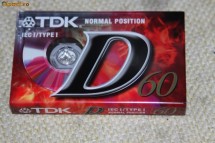 Casete Audio Sigilate TDK D 60 min