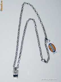 Colier + pandantiv barbatesc  FOSSIL JF84341 NOU CU ETICHETA, otel inoxidabil, CUTIE CADOU INCLUSA, pret magazin 40 euro