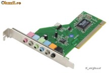 Placa Sunet Interna, 7+1, PCI, 3D Sound Stereo, Noi, Garantie ! foto