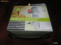 Lampa De Veghe Cu Led +Senzor De Lumina foto