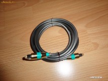 Cablu Optic Audio 3m Fibra Optica pt sistemele Home Cinema cu conectorii auriti Samsung Sony LG Panasonic