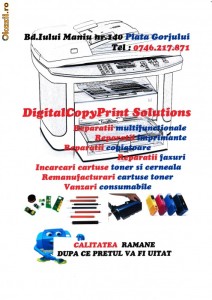 REPARATII IMPRIMANTE LASER CERNEALA