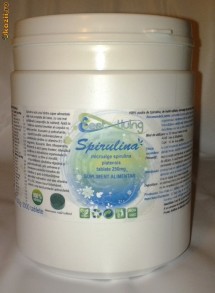 Spirulina platensis 2000 tablete de 250mg (500g) foto