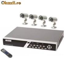 Kit supraveghere video cu 4 camere foto