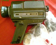 CAMERA FILMAT CHINON 45 , COMPLETA , CA SI NOUA , IN TRUSA ,CU LENTILE , OBIECTIVE , CARTI TEHNICE , EXCEPTIONALA , PENTRU COLECTIONARI foto